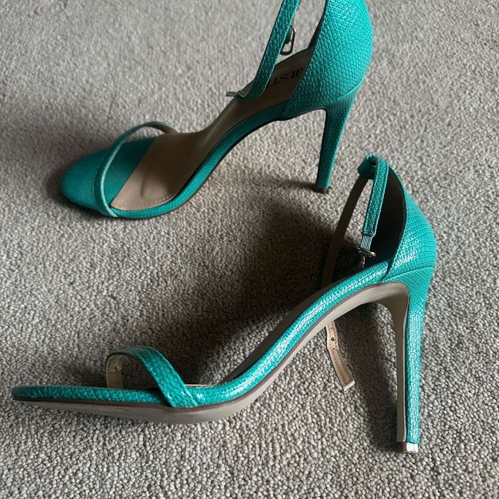 Elegant Teal High Heels